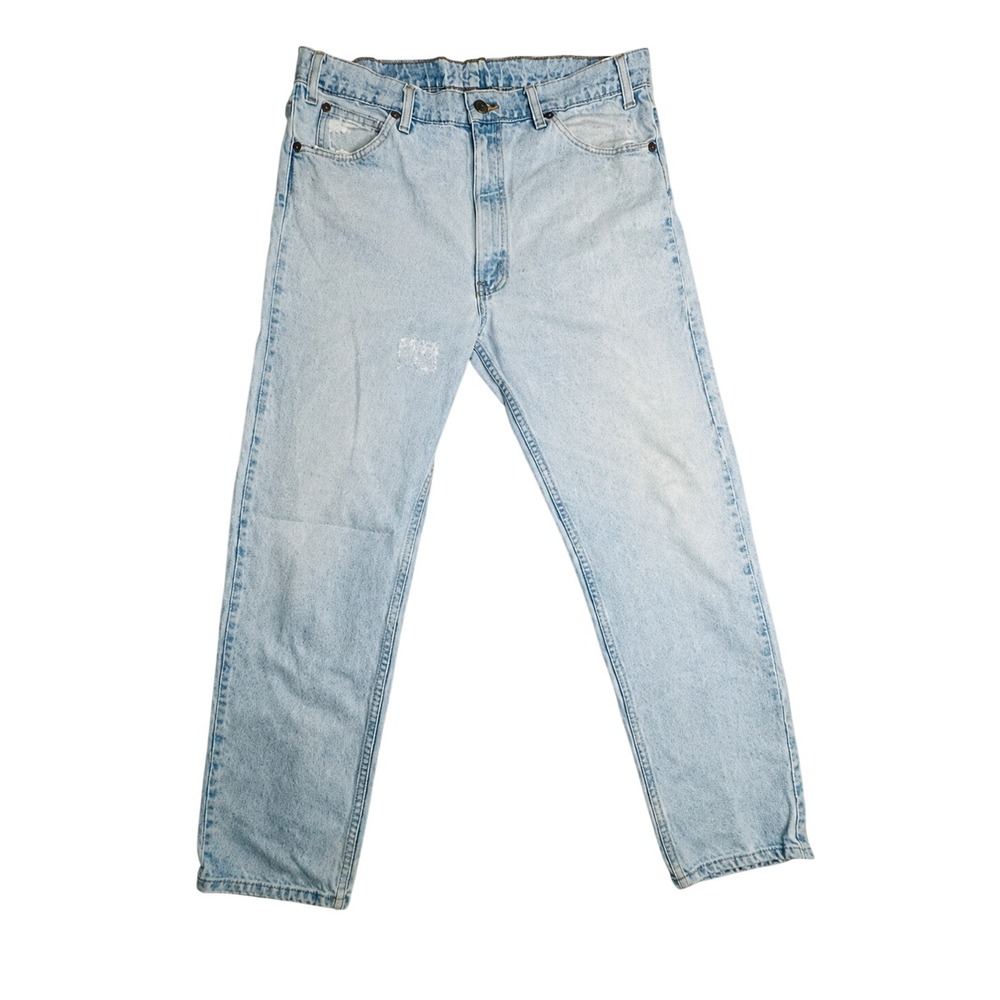 Levi's 505 Jeans Mens 36x30 Regular Fit Orange Tab Light Wash VINTAGE 1993 USA